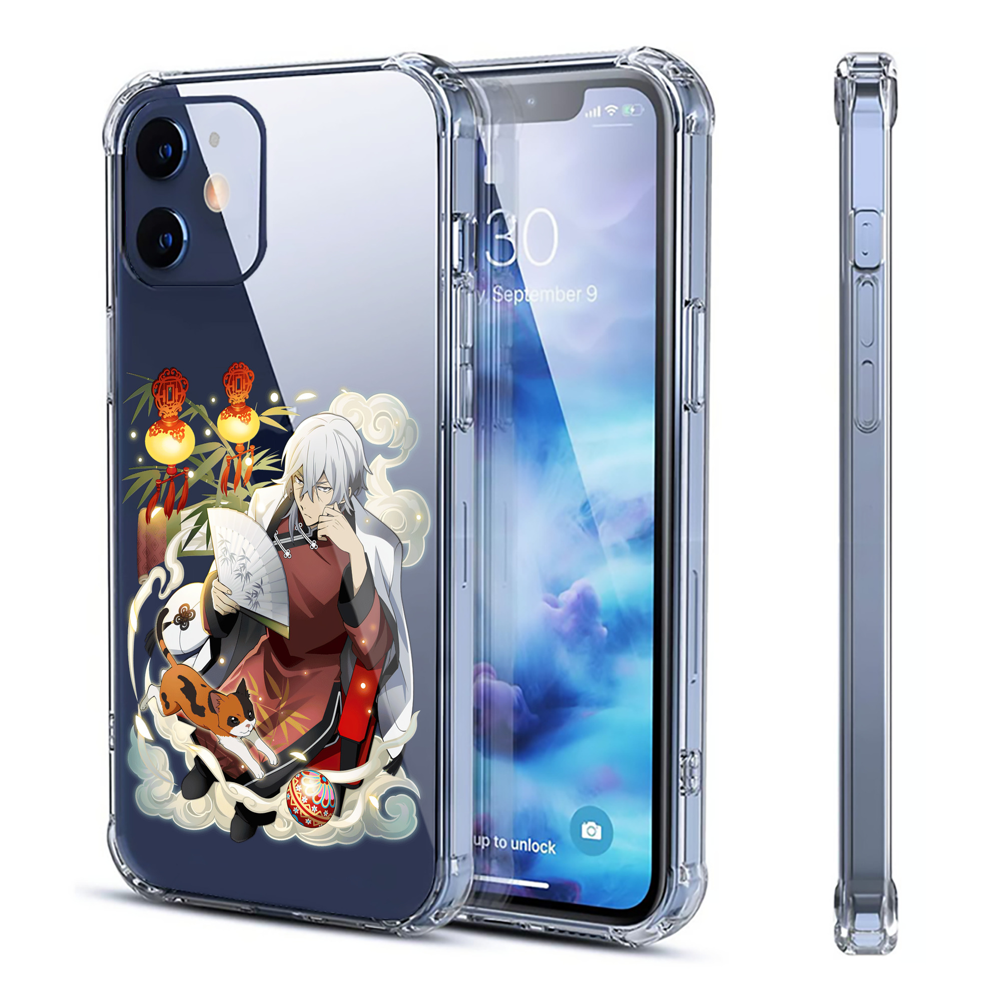（画像用） 文豪ストレイドッグス Bungo Stray Dogs 【iPhone 12シリーズ対応】透明スマホケース（クリアソフトケース）